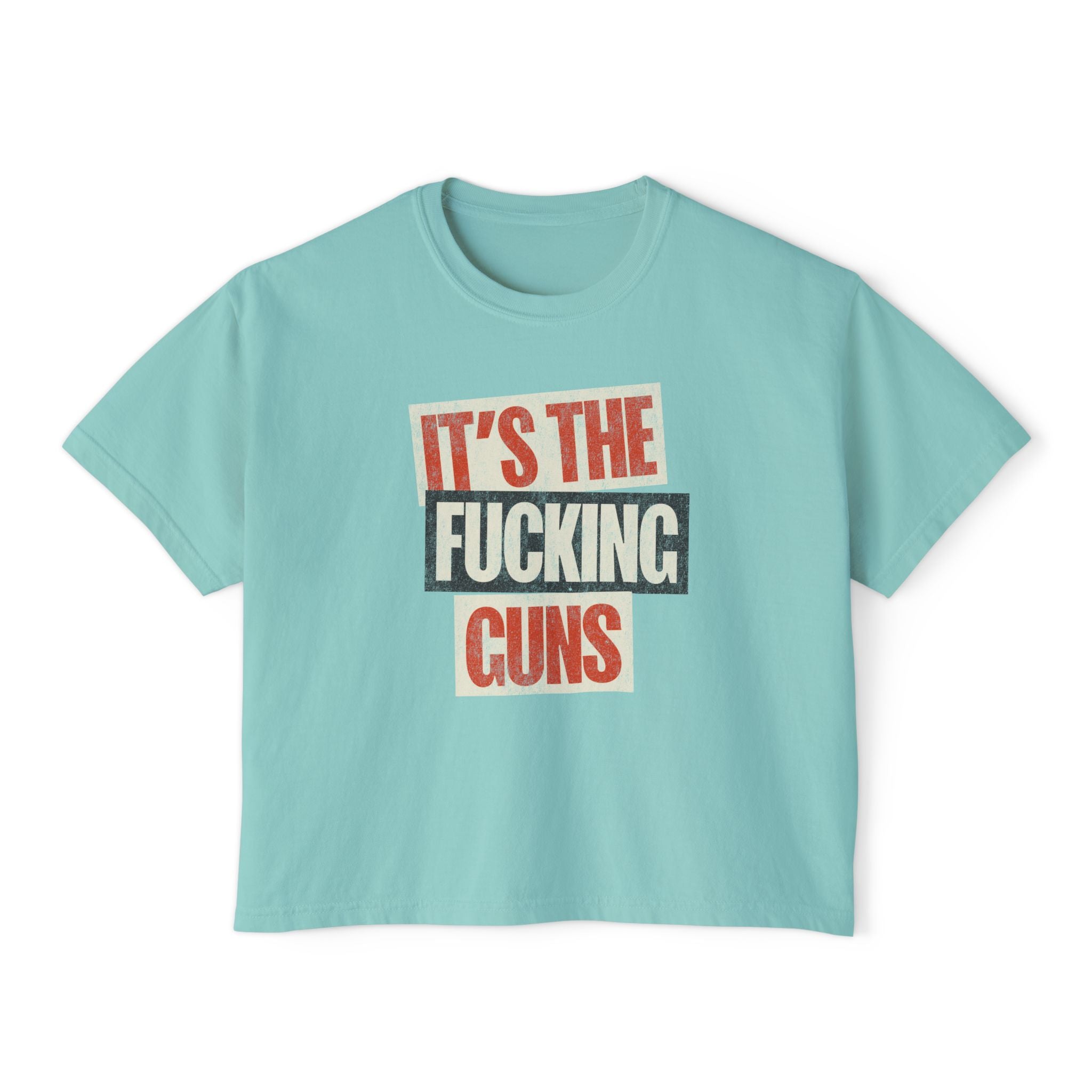 It's The Guns Crop Top