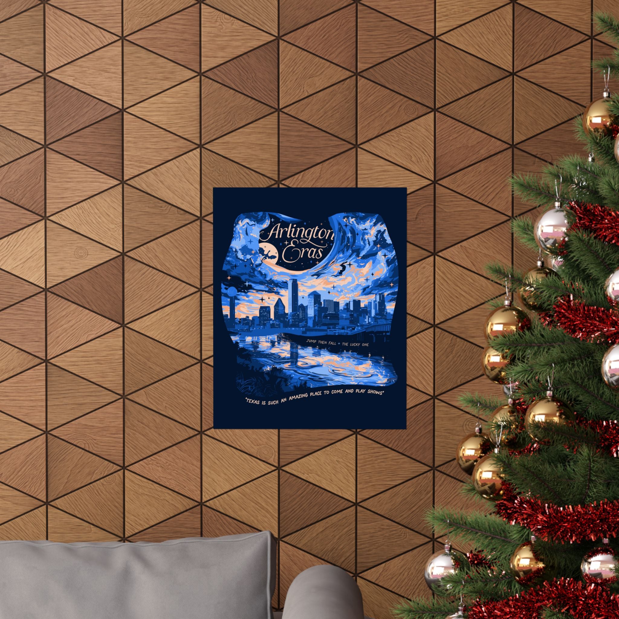 Navy Night Three Arlington Eras Tour Poster