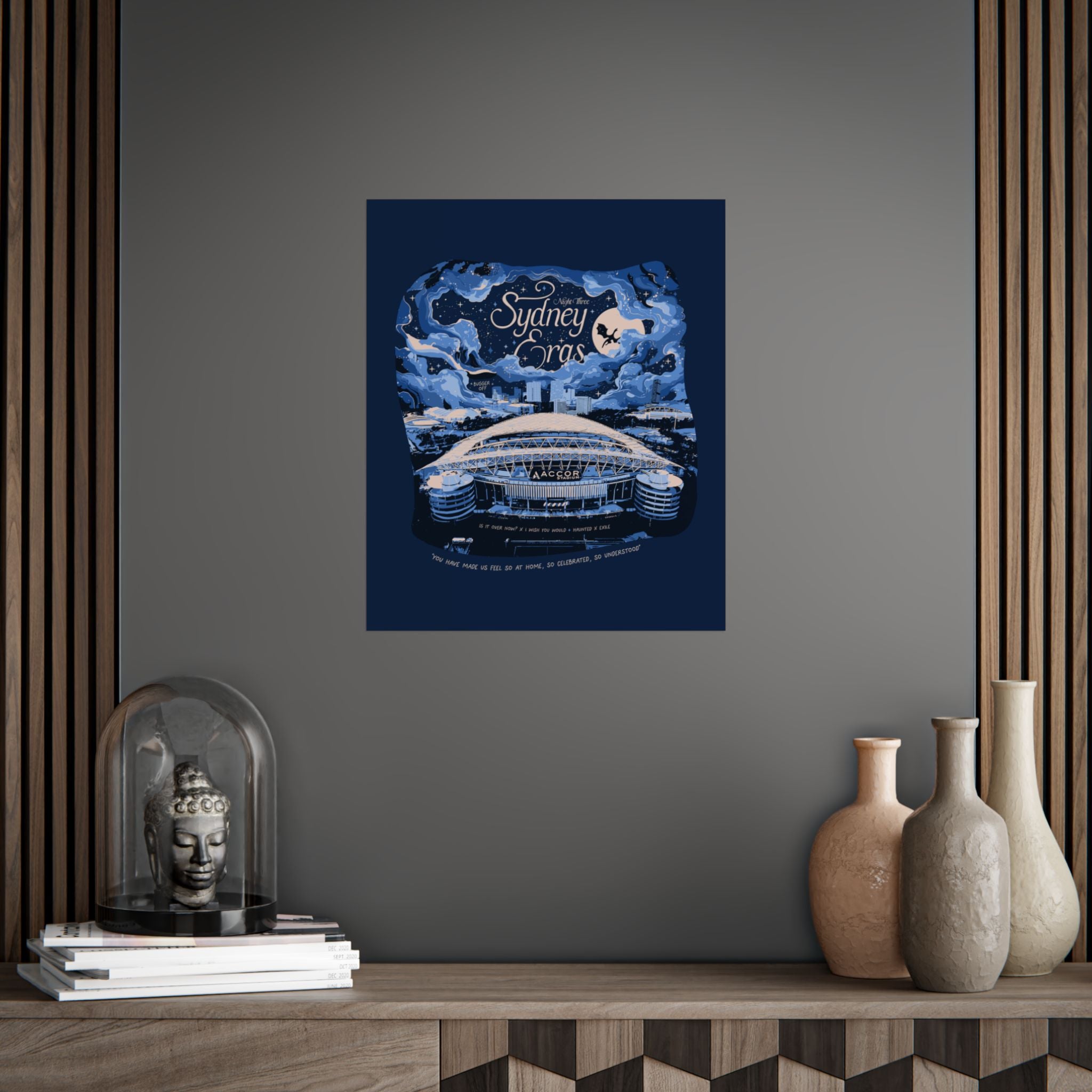Navy Night Three Sydney Eras Tour Poster