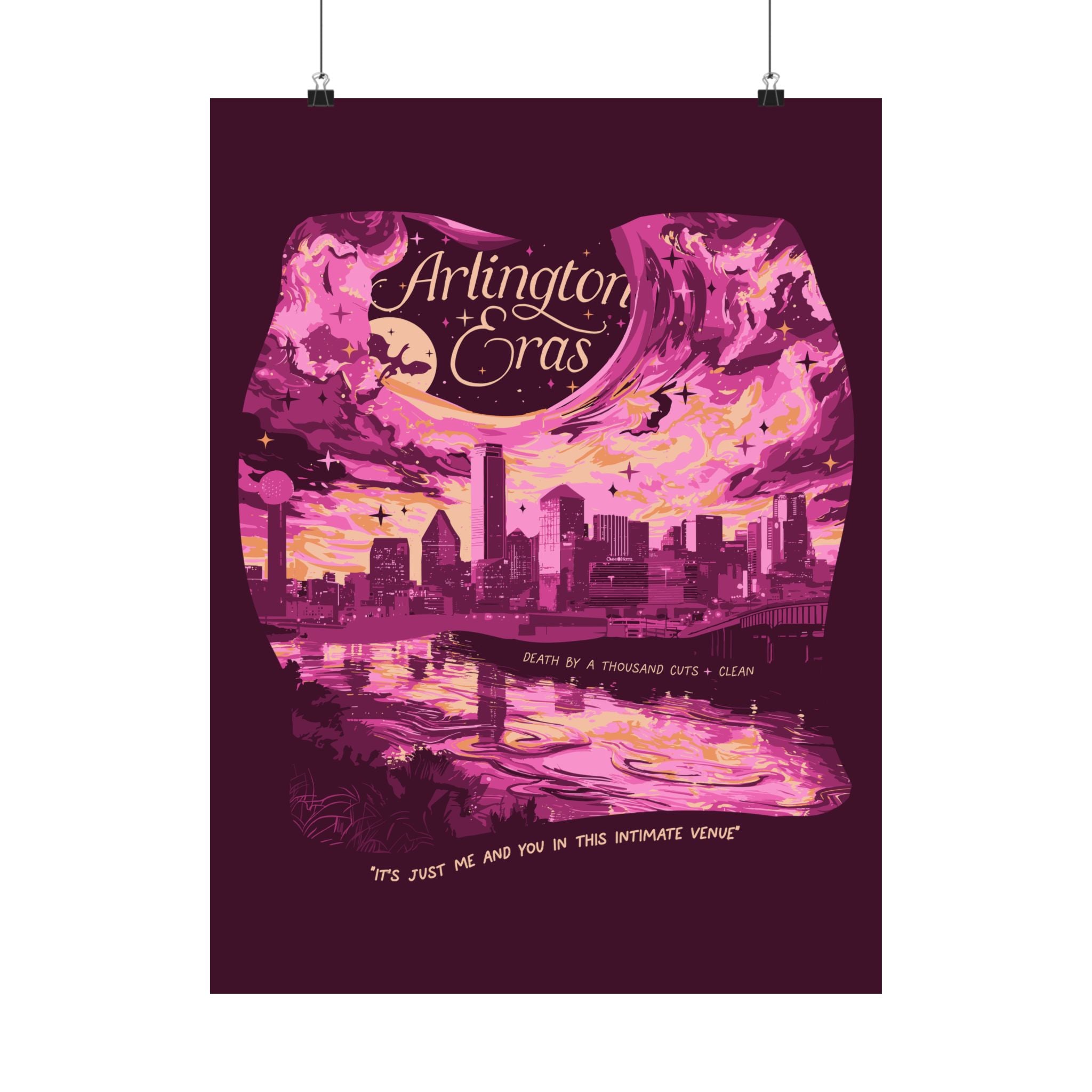 Berry Night Two Arlington Eras Tour Poster