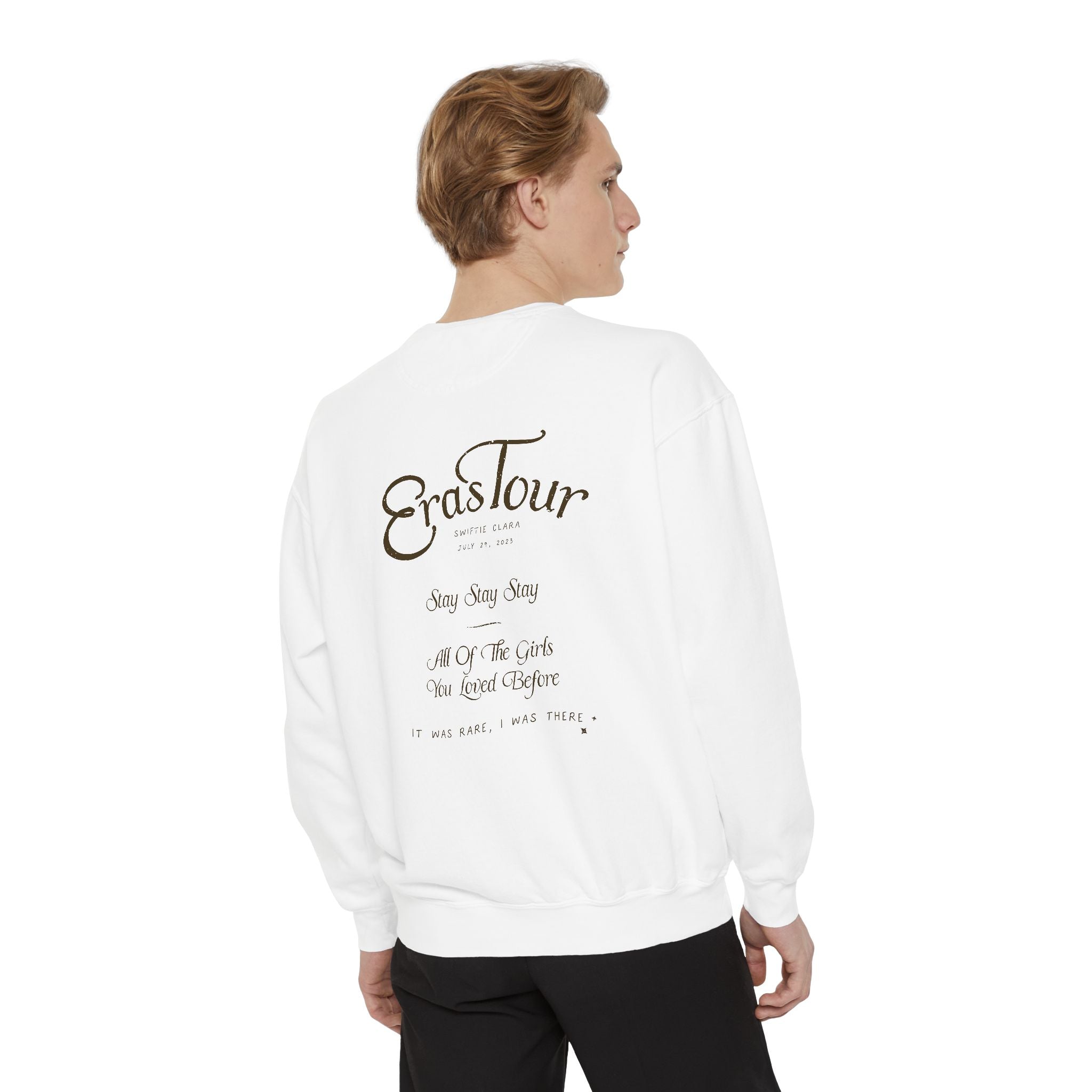 Santa Clara Eras Night Two Bears and Beads Crewneck
