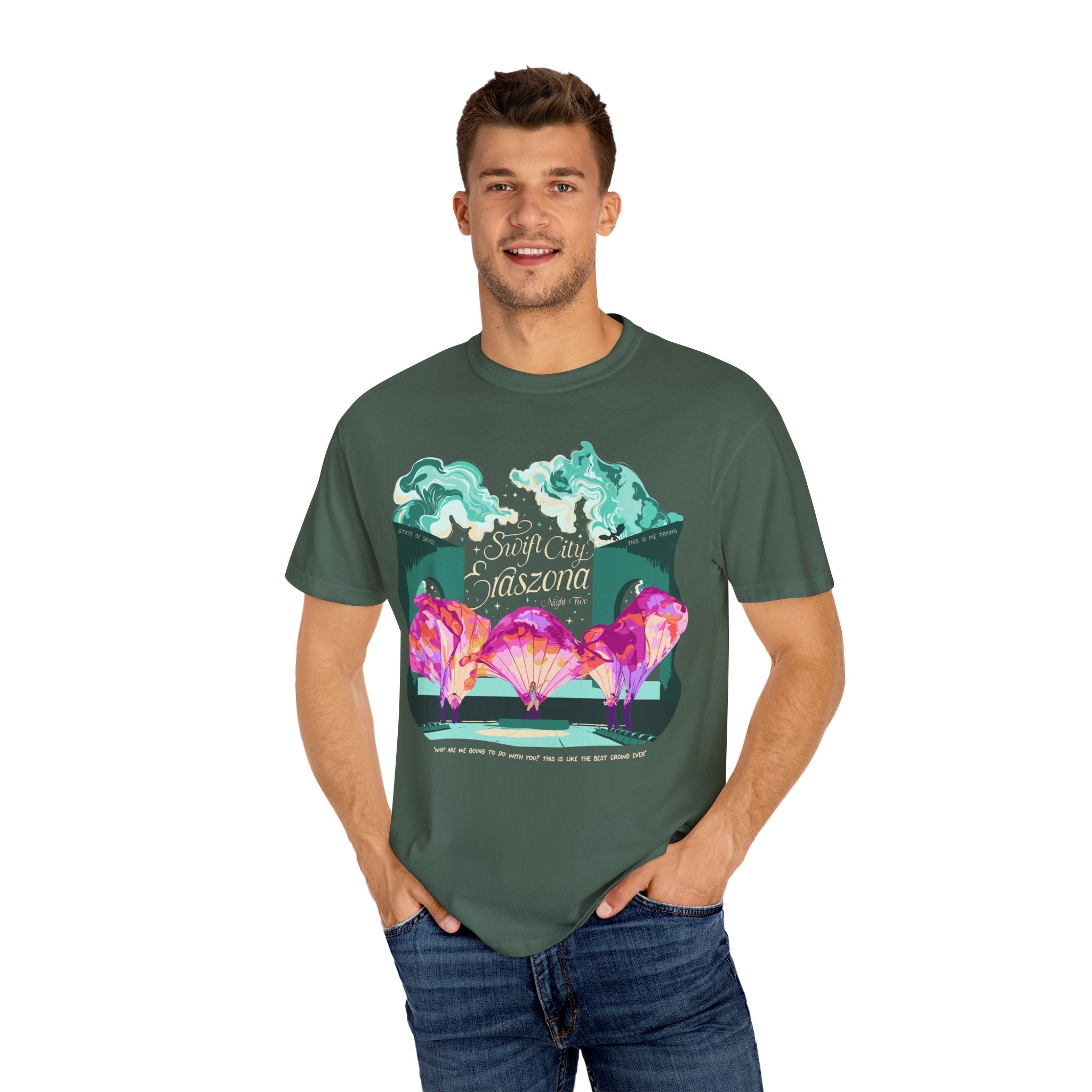 Night Two Glendale, Eraszona Eras Tee