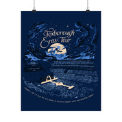 Navy Night Three Foxborough Eras Tour Gillette Stadium Poster