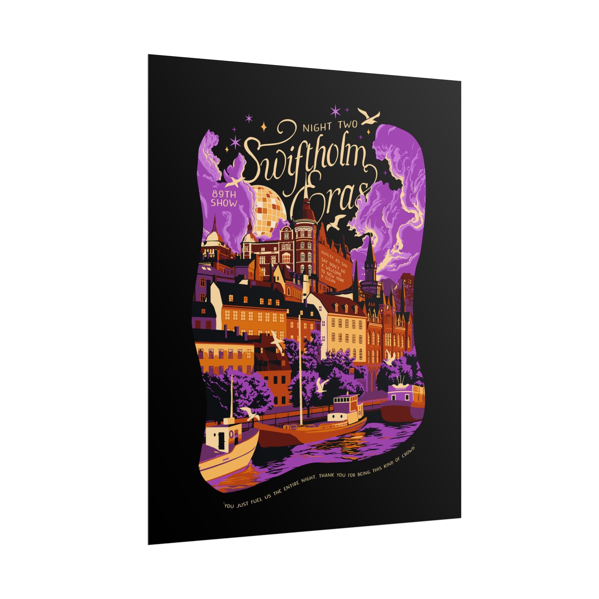 Black Night Two Swiftholm Eras Poster