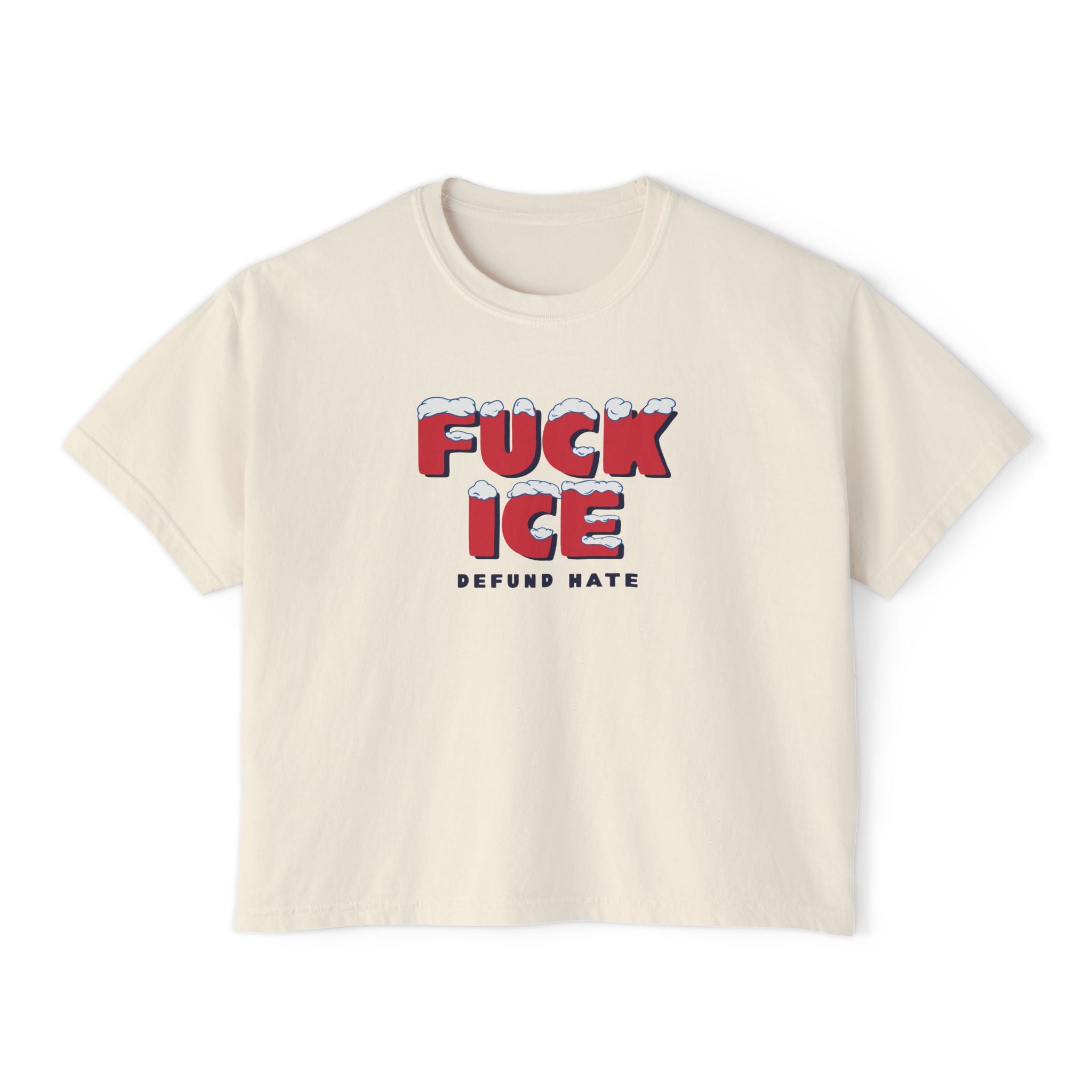 Fuck ICE Crop Top