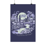 Night Three Nashville Eras Tour Skyline Purple Poster
