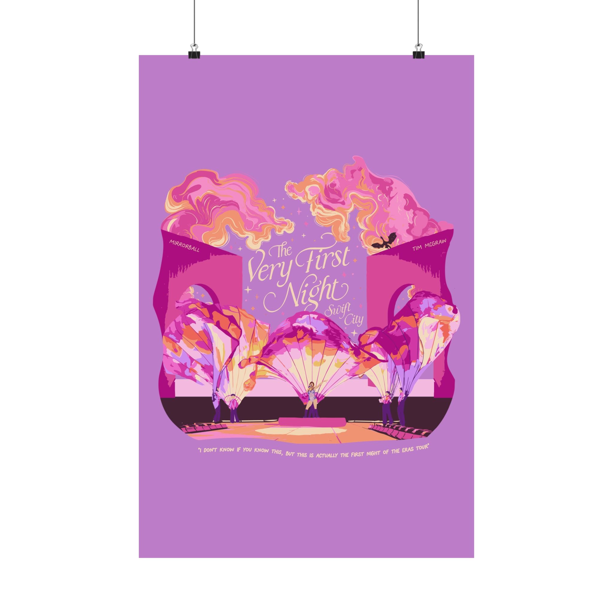 Purple Night One Glendale Tour Poster