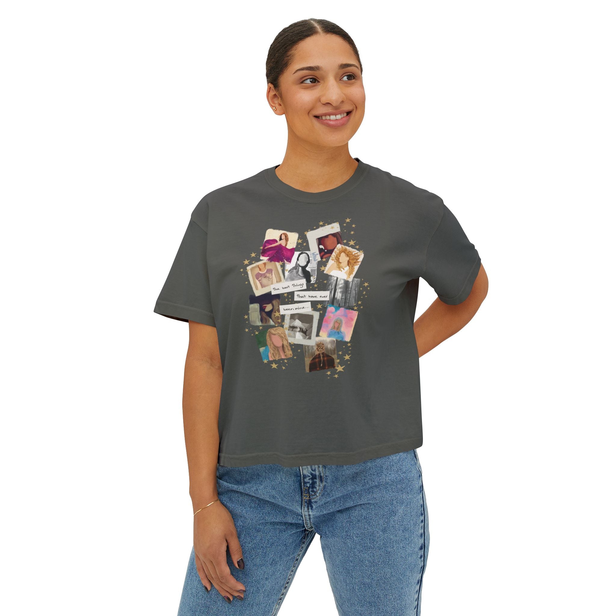 The Best Things That Have Ever Been Mine Comfort Colors Crop Top