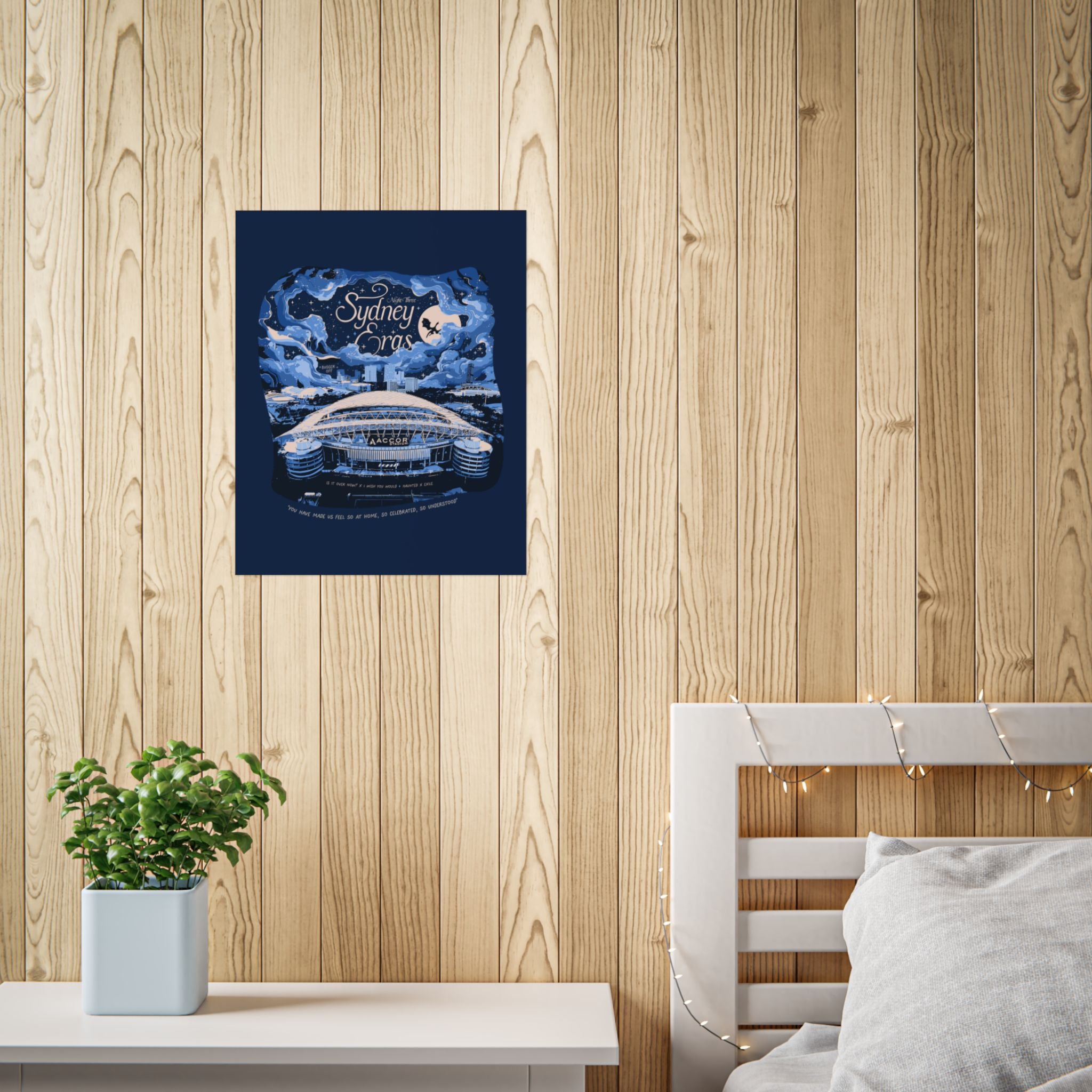 Navy Night Three Sydney Eras Tour Poster