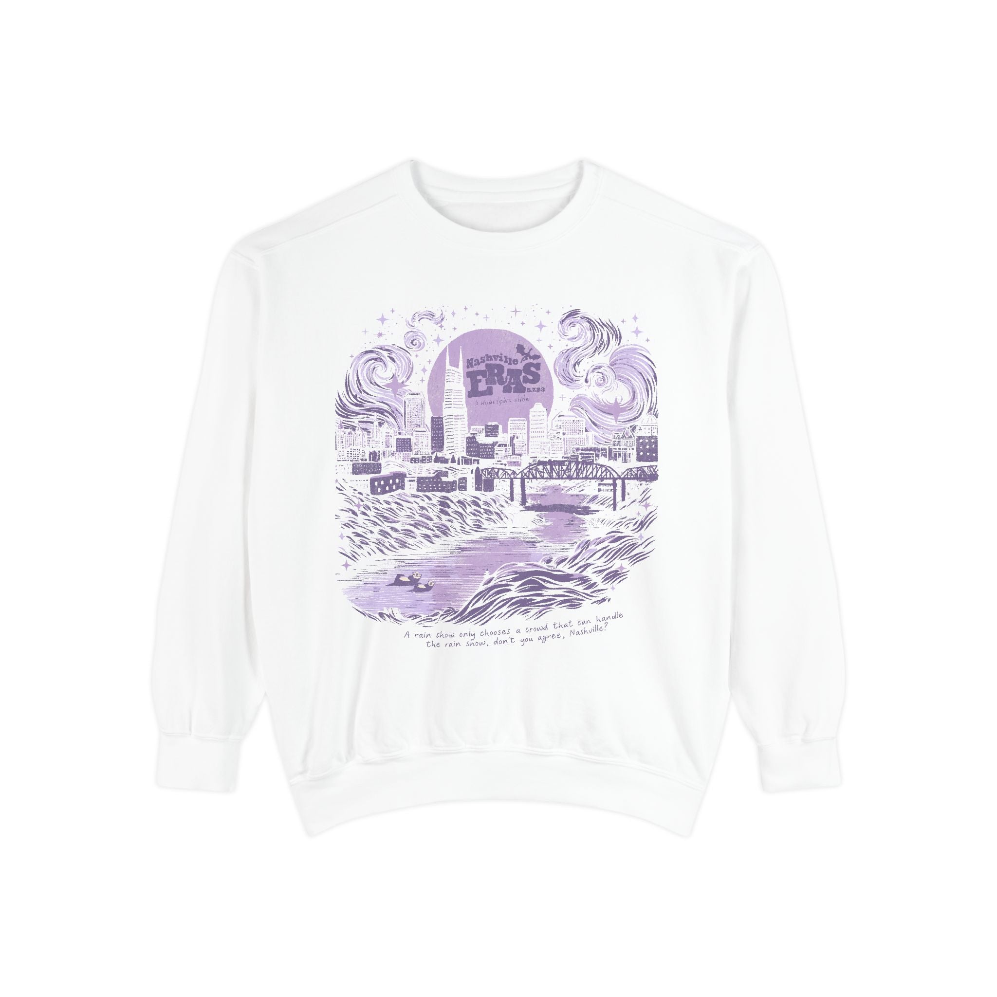 Night Three Nashville Eras Skyline Crewneck