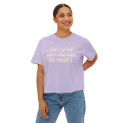 Big Words Crop Top