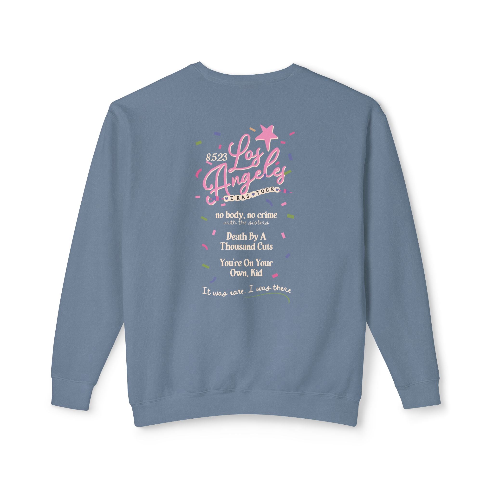 Los Angeles Eras Night Three Taylorwood Lightweight Crewneck