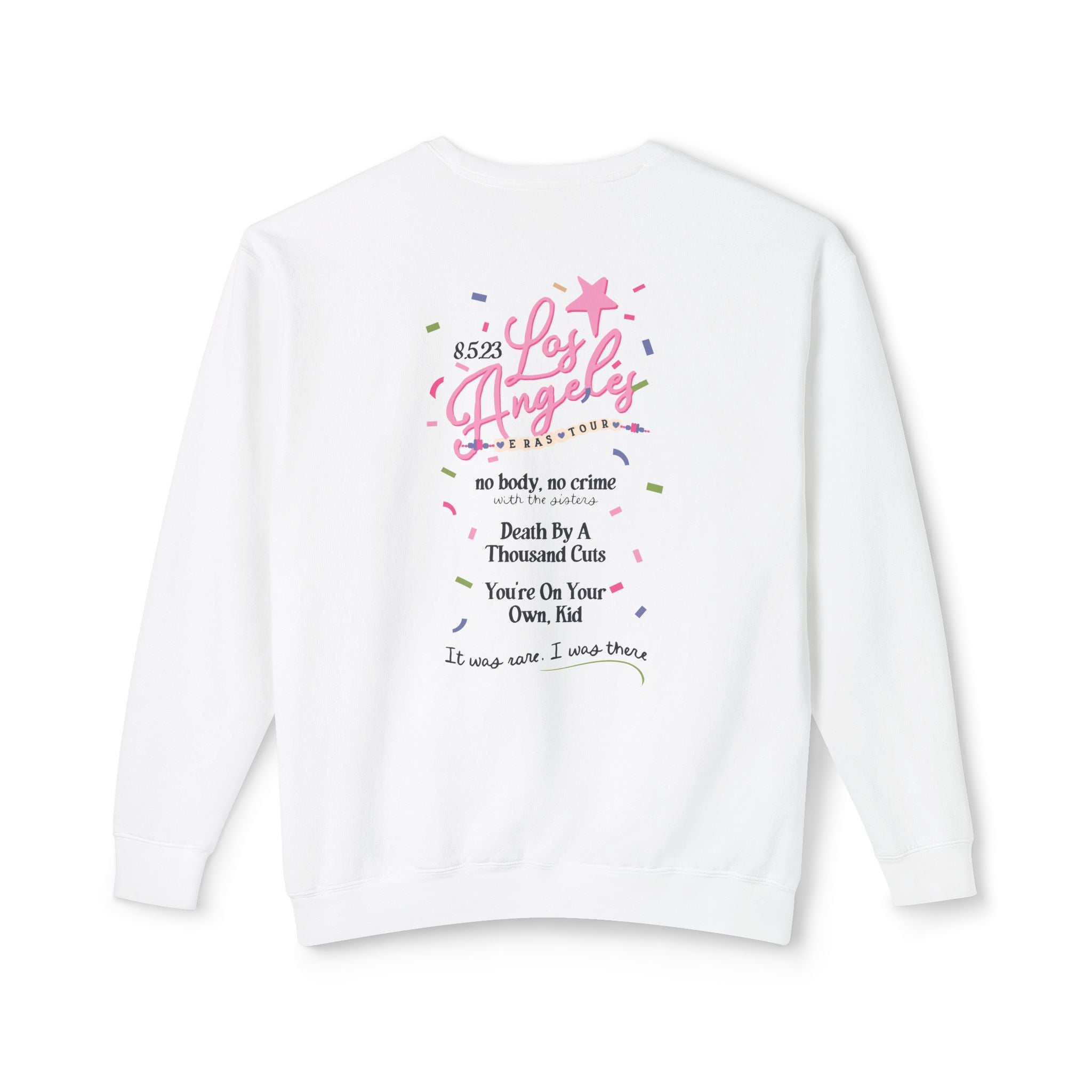 Los Angeles Eras Night Three Taylorwood Lightweight Crewneck