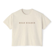Dear Reader Crop Top