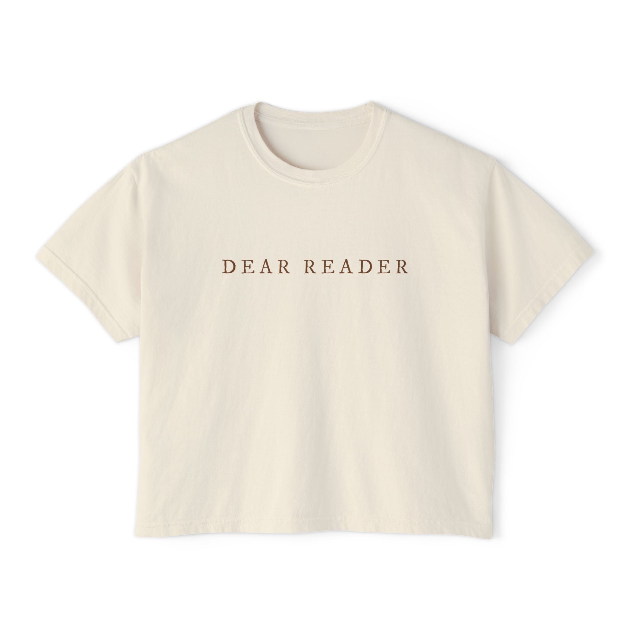 Dear Reader Crop Top