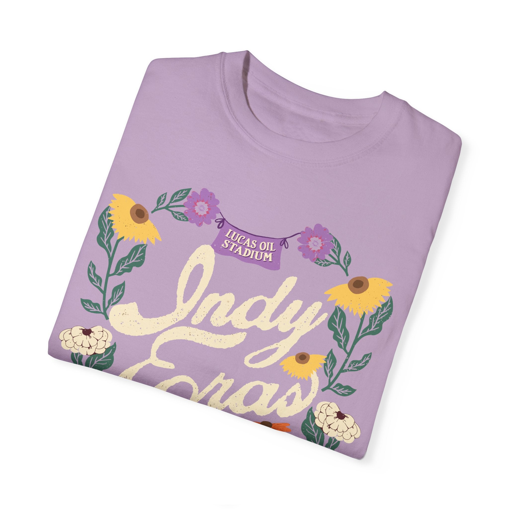 Indy Eras Tour  Floral Piano Comfort Colors Tee
