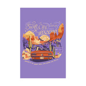 Purple Night One Sedona Drive Eraszona Tour Poster