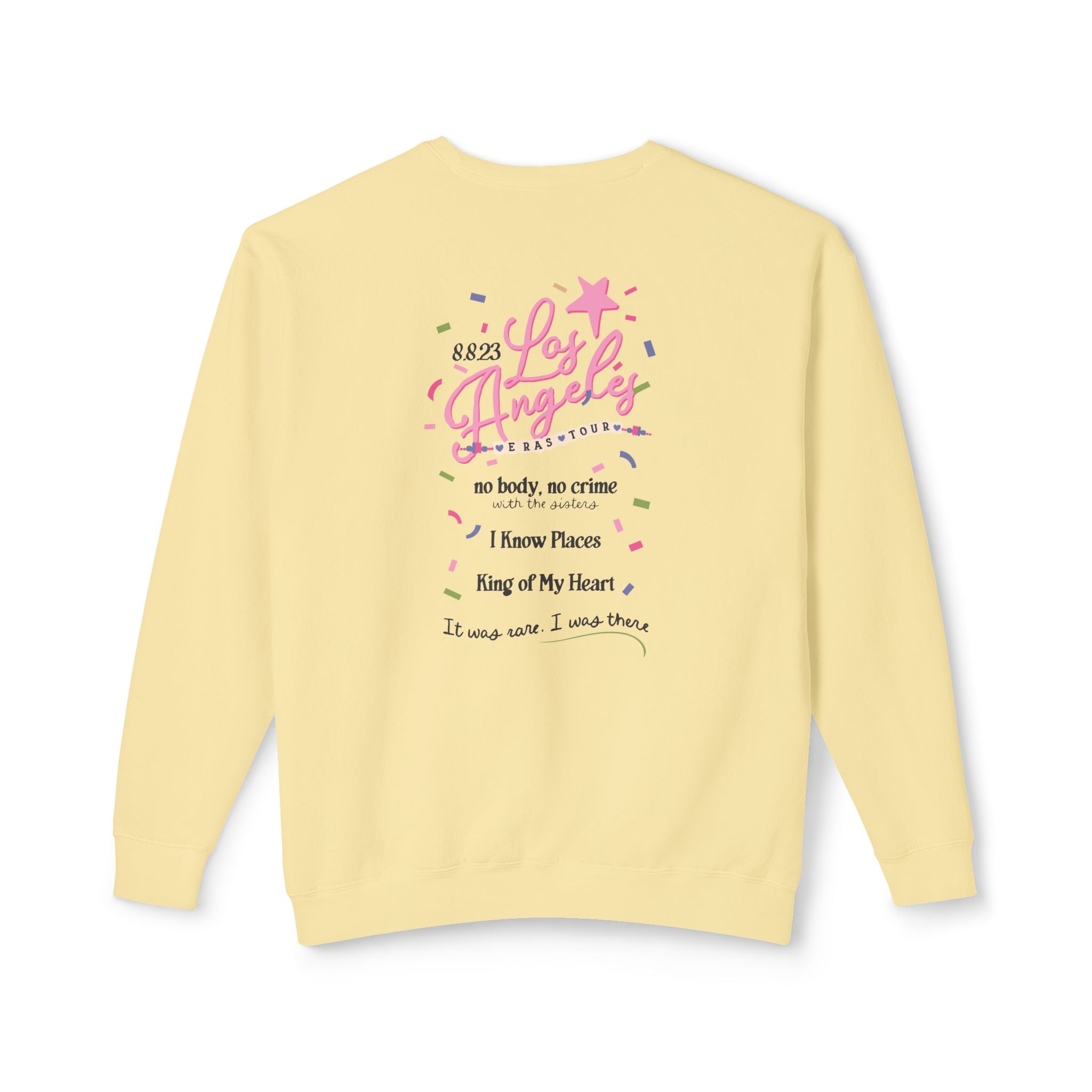 Los Angeles Eras Night Five Taylorwood Lightweight Crewneck