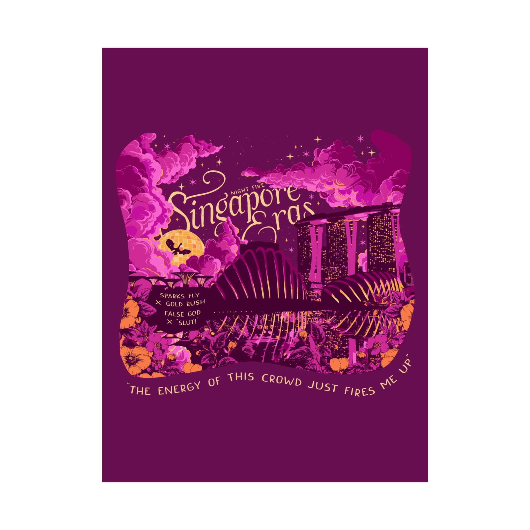 Berry Night Five Singapore Eras Poster