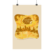 Yellow Surprise Song Dress Night One Houston Eras Tour Poster