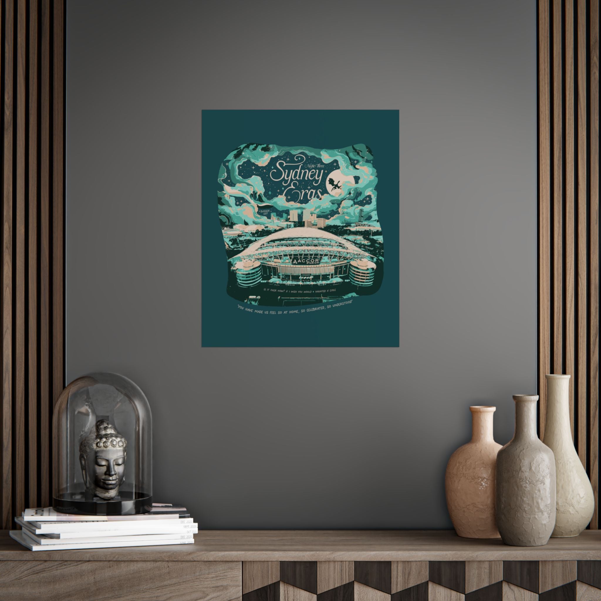 Emerald Night Three Sydney Eras Tour Poster