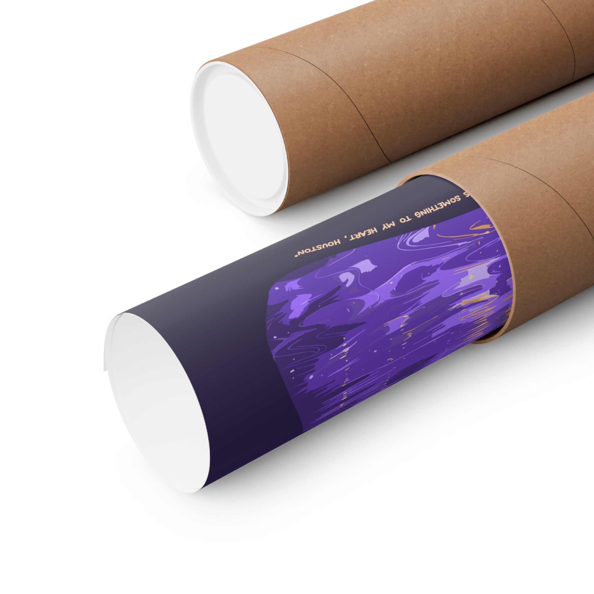 Purple Night Three Houston Eras Poster