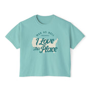 Mad as Hell Because I Love the US Crop Top