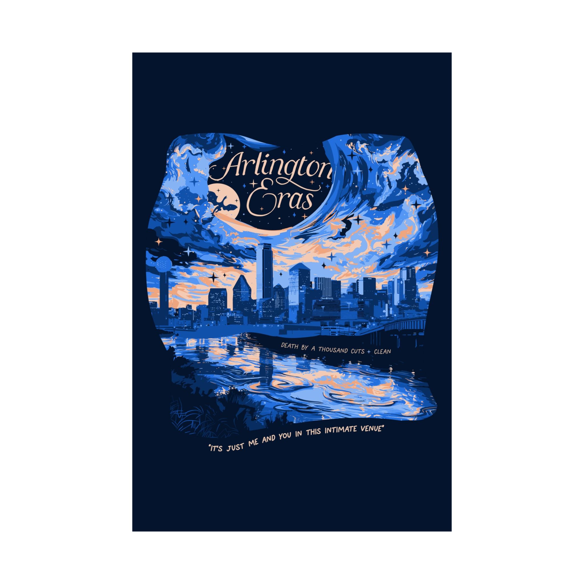 Navy Night Two Arlington Eras Tour Poster