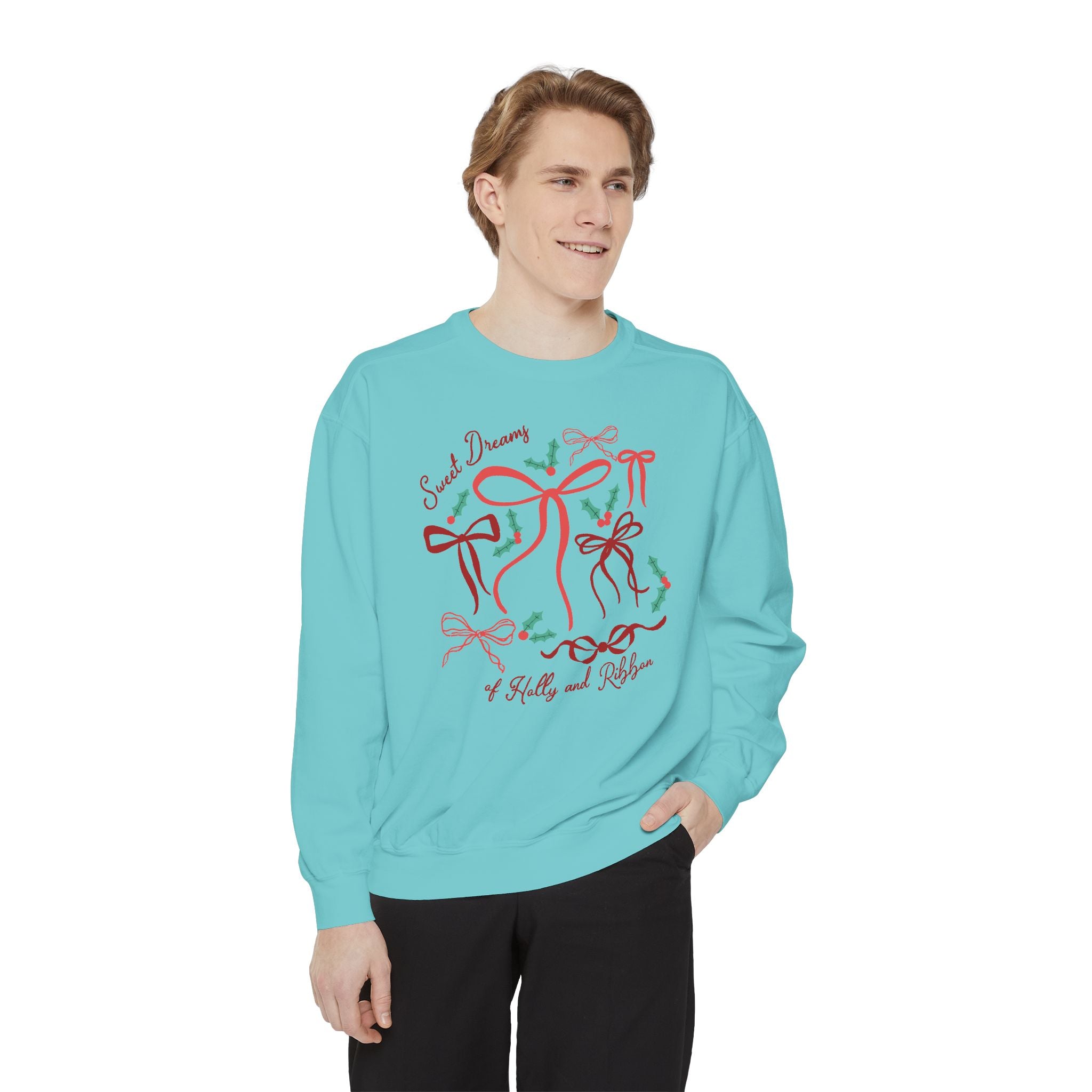 Sweet Dreams of Holly and Ribbon Crewneck