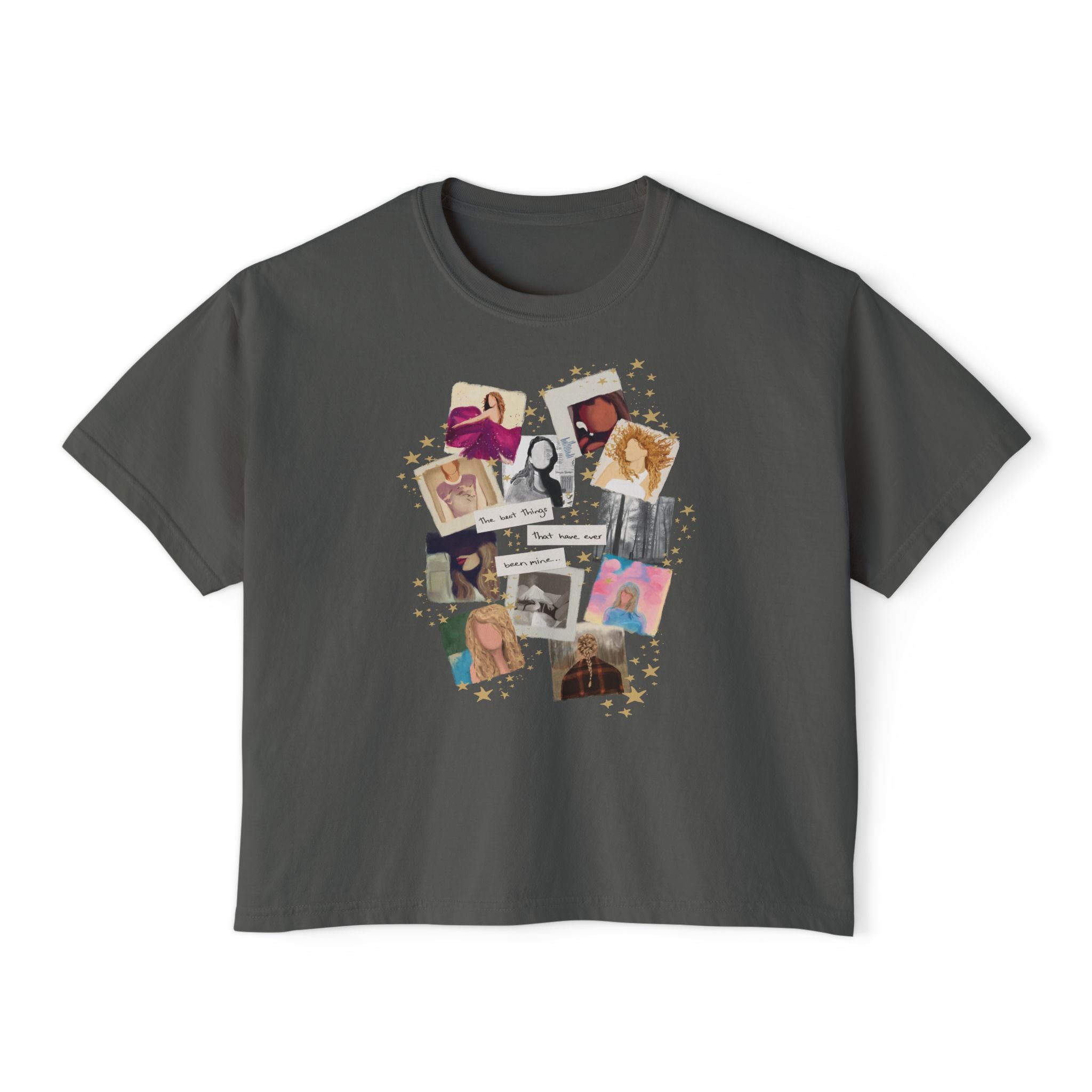 The Best Things That Have Ever Been Mine Comfort Colors Crop Top