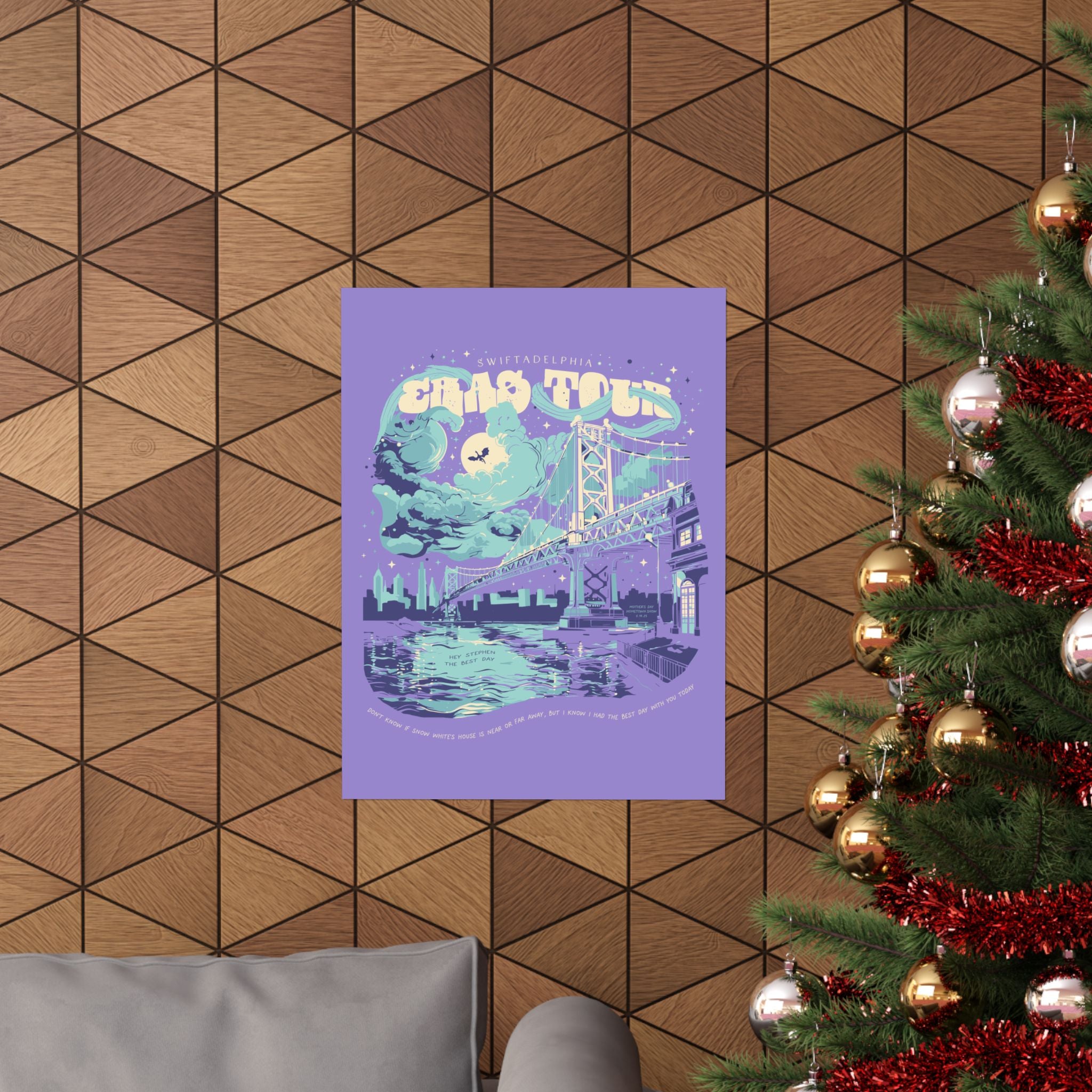 Violet Night Three Swiftadelphia Poster