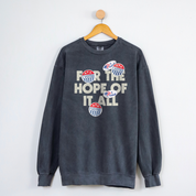 Vote for the Hope of It All Crewneck in Pepper