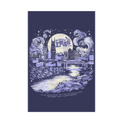 Night One Nashville Eras Tour Skyline Purple Poster