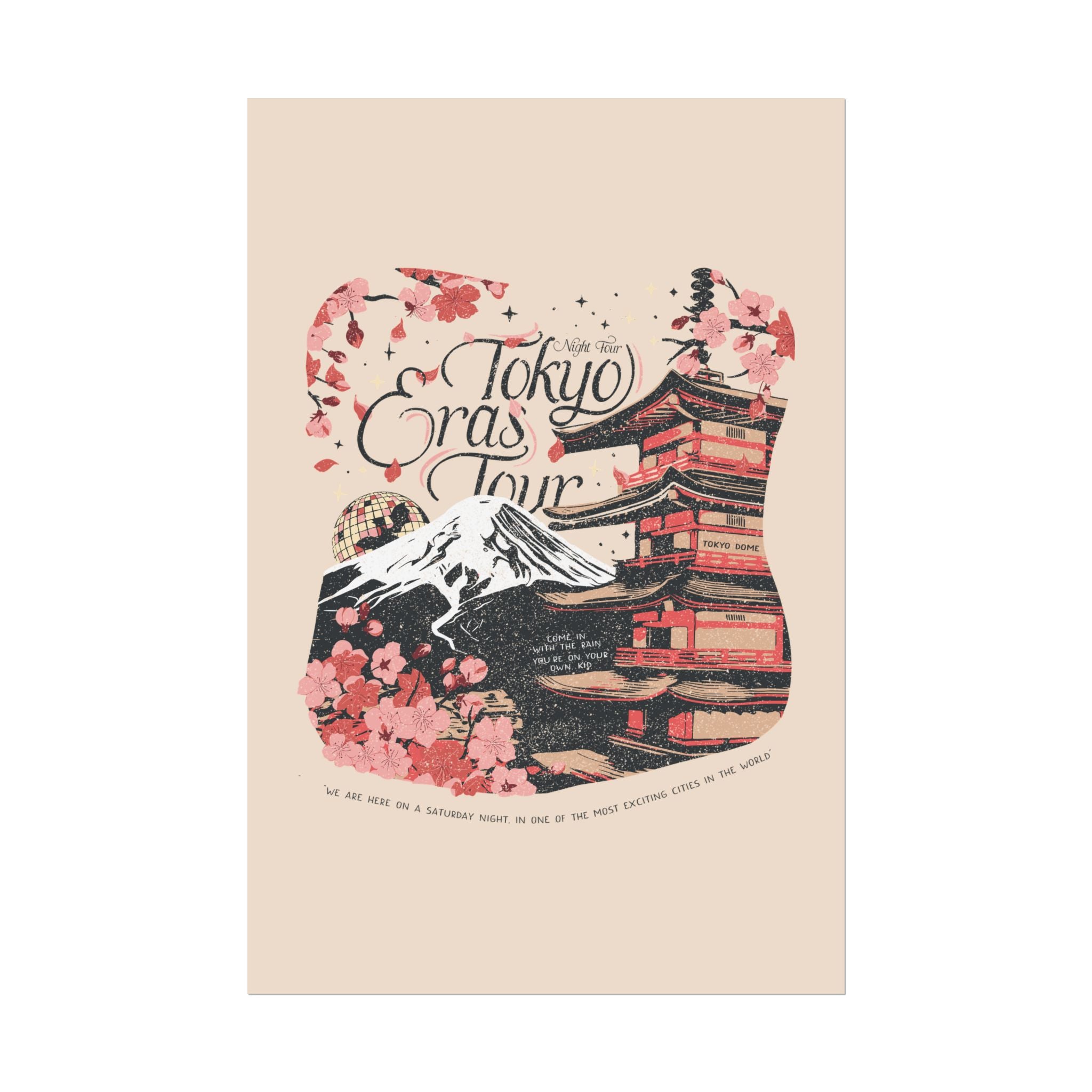Ivory Night Four Tokyo Eras Poster