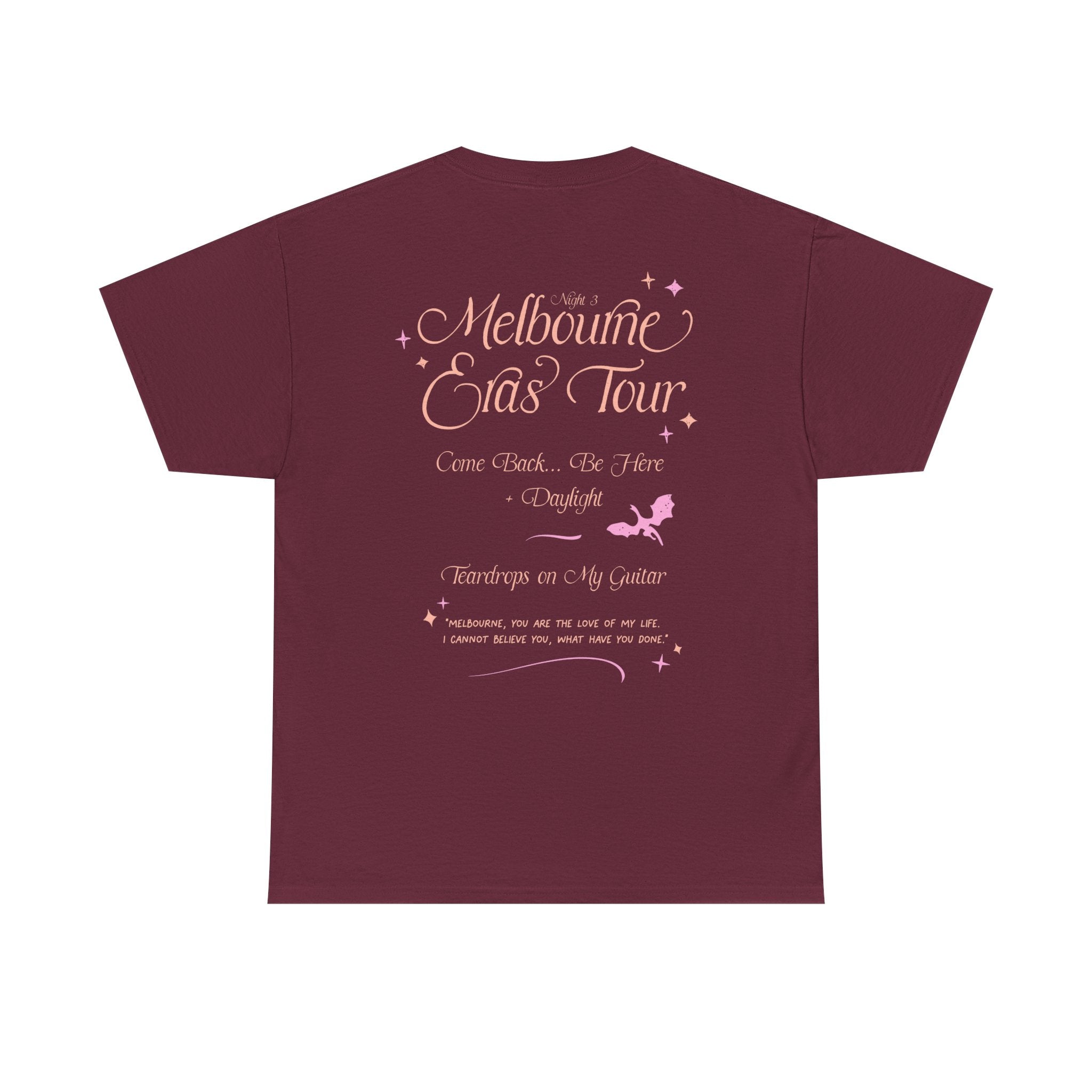 Night Three Melbourne Eras Tour Tee