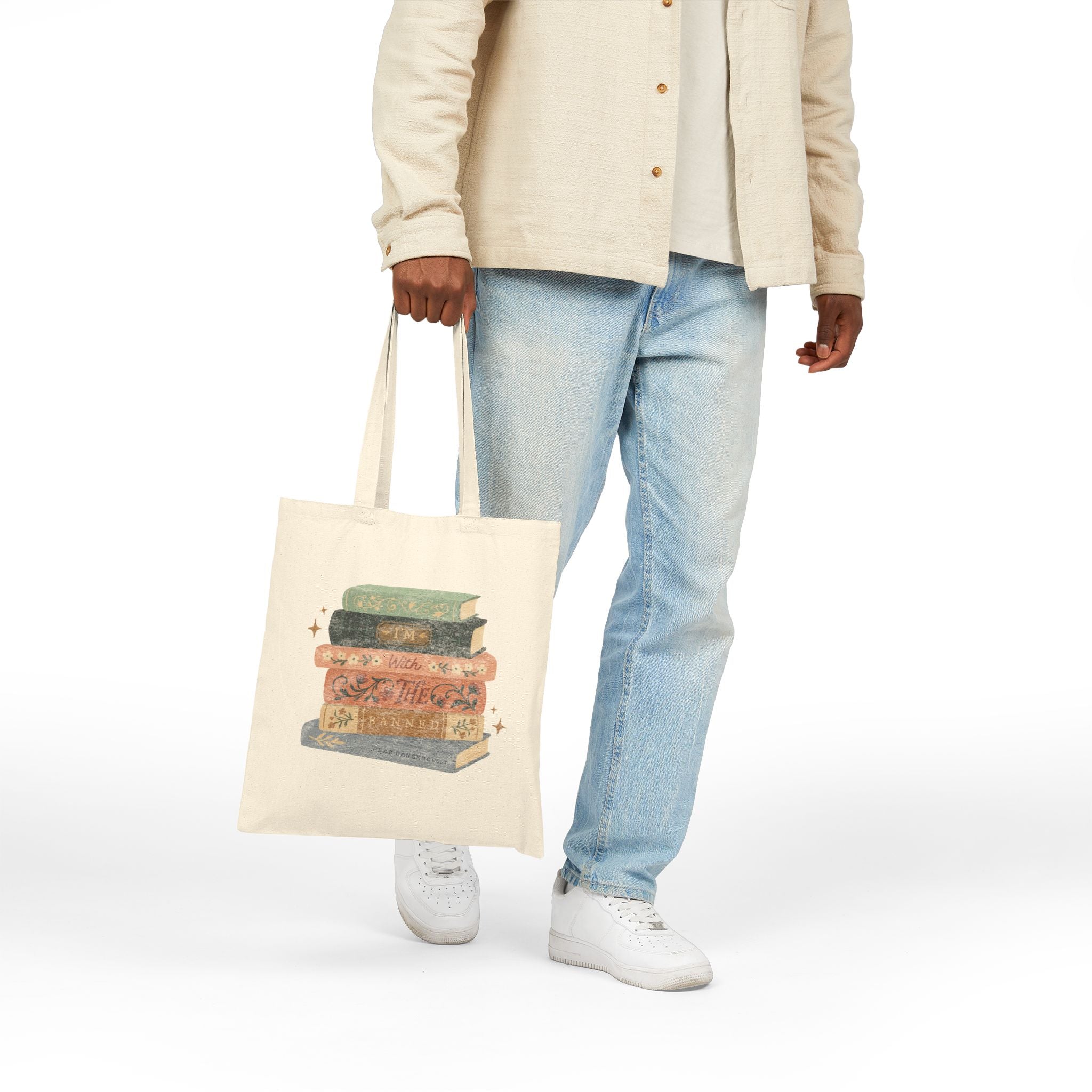 I'm With The Banned Tote Bag