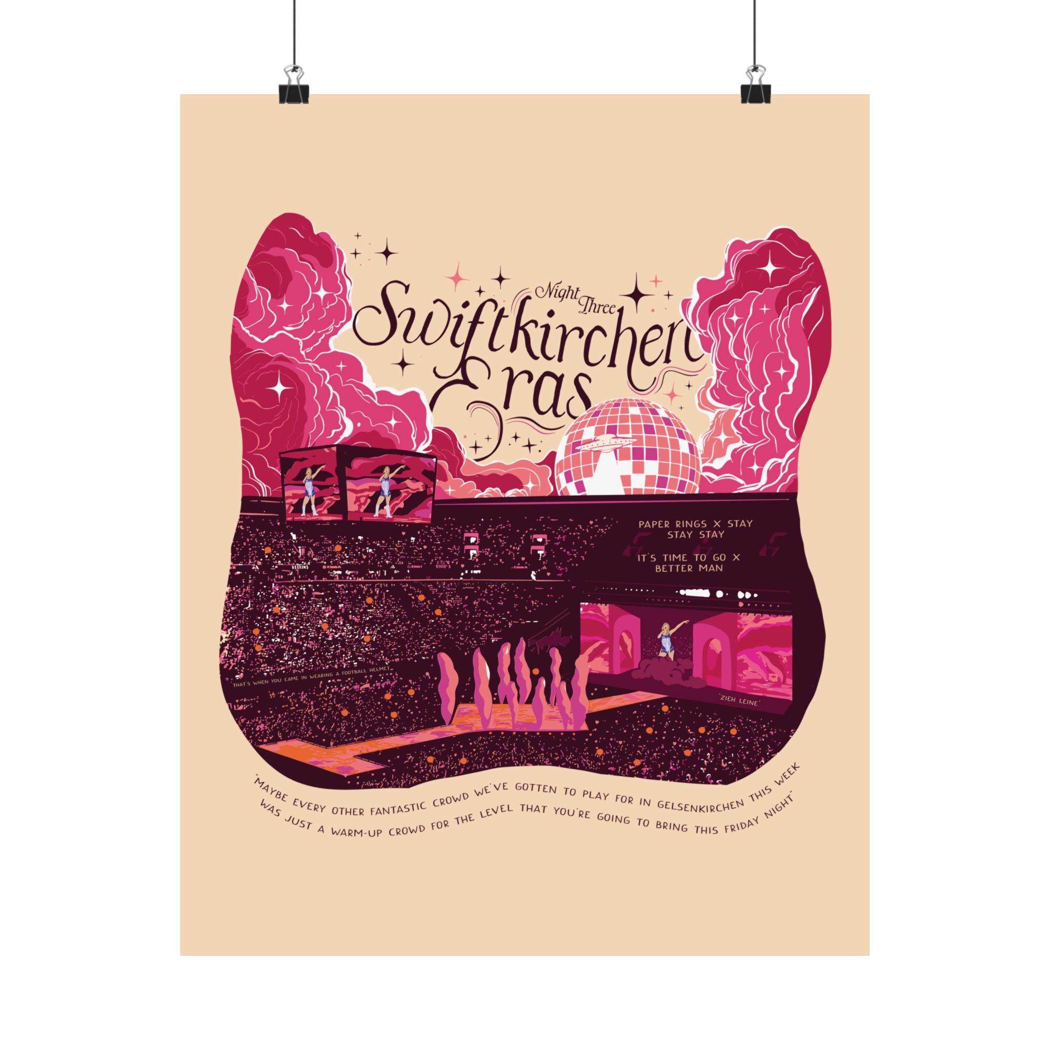 Ivory Gelsenkirchen Eras Night Three Poster