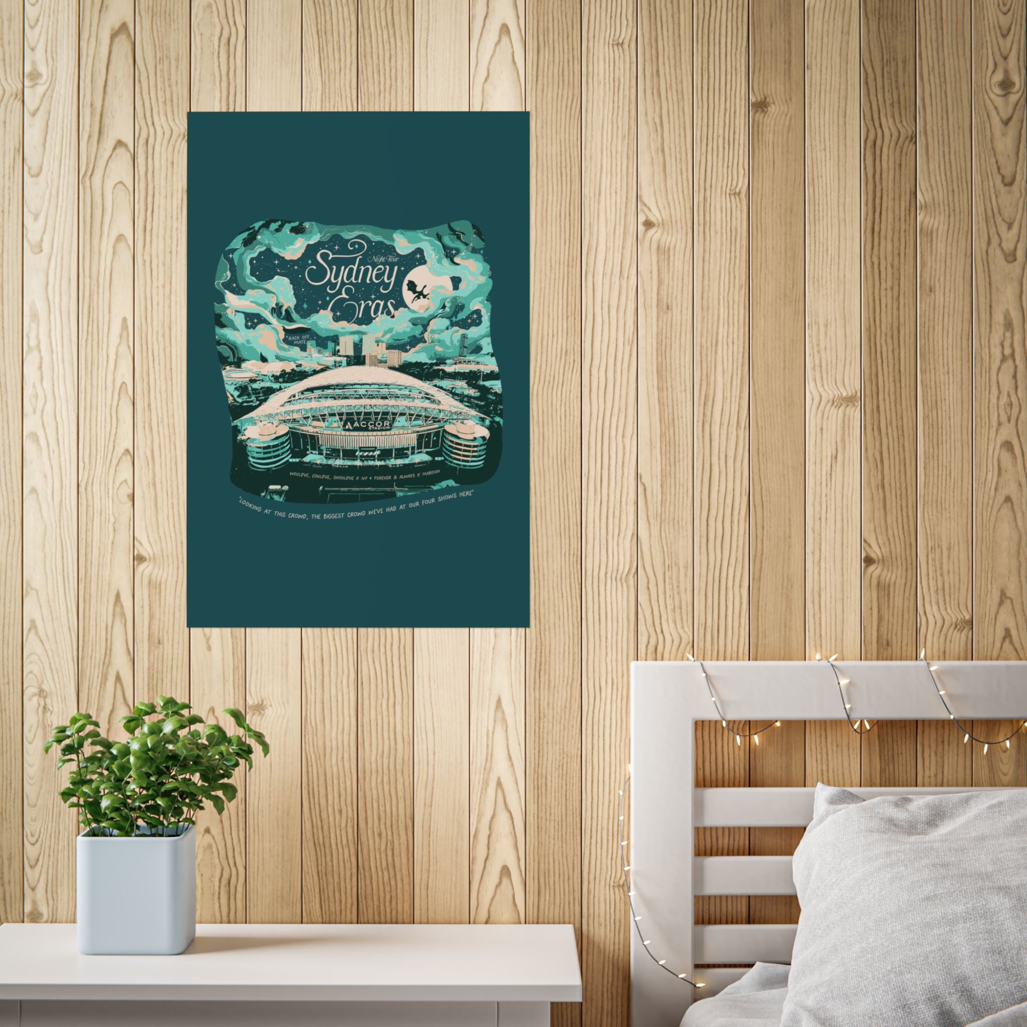 Emerald Night Four Sydney Eras Tour Poster