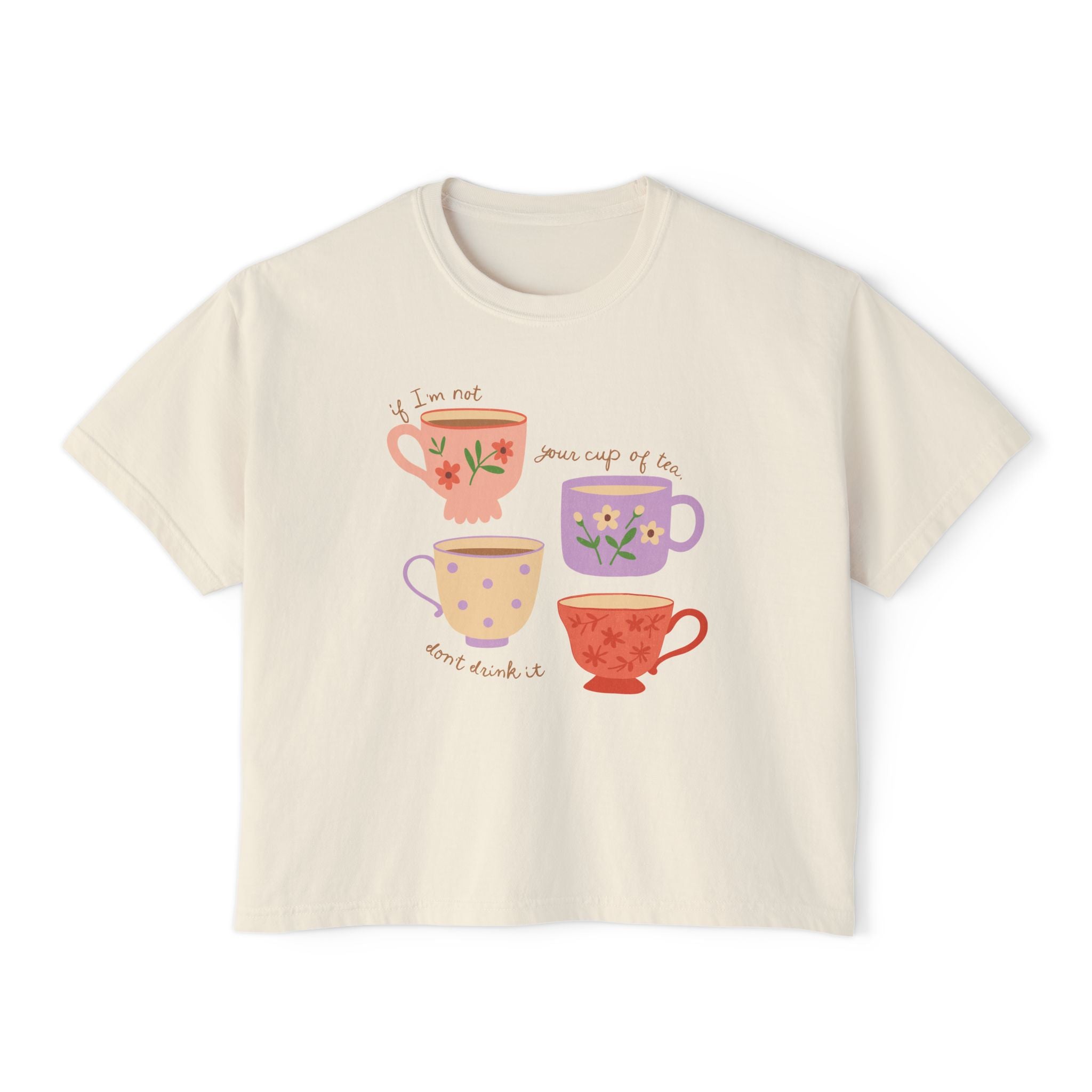Cup of Tea Crop Top