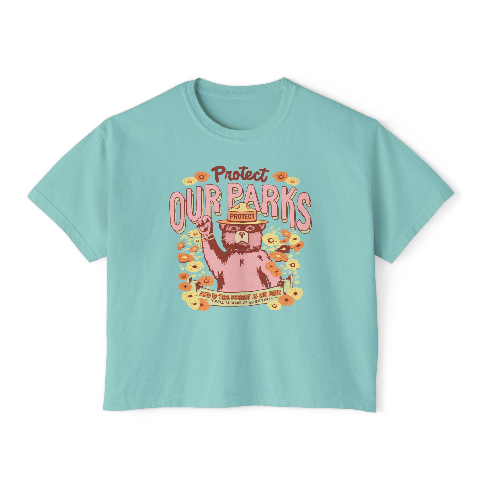 Bear & Poppies Crop Top