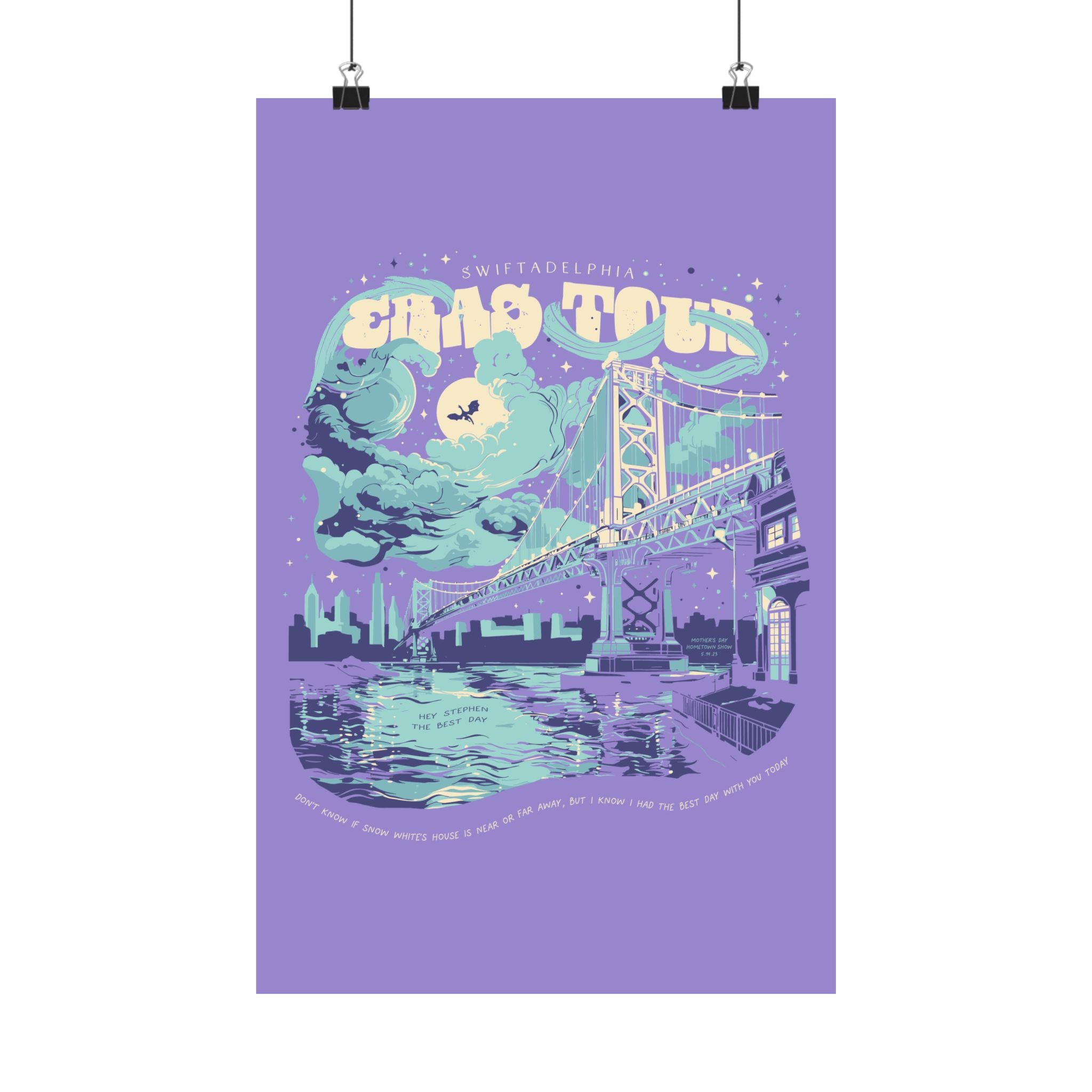 Violet Night Three Swiftadelphia Poster