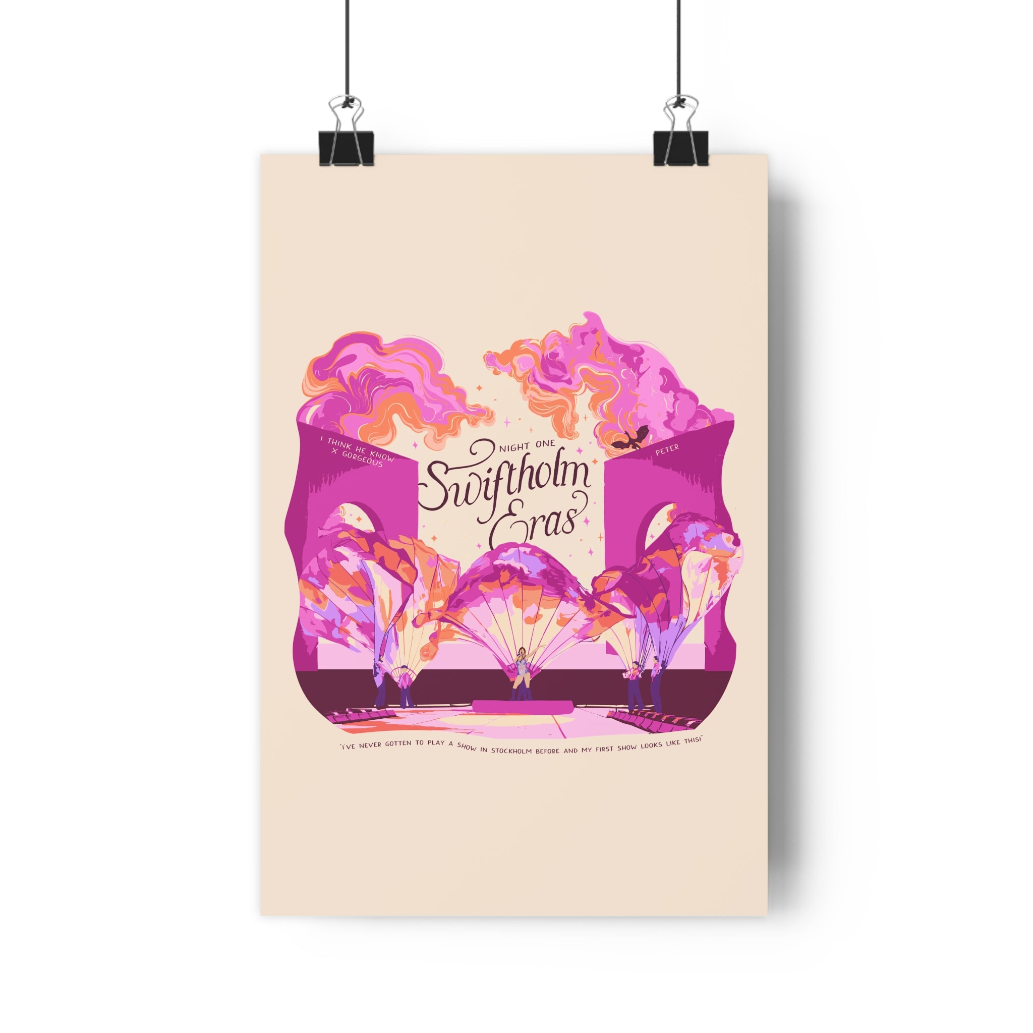 Ivory Night One Opening Swiftholm Eras Tour Poster