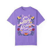 Indy Eras Tour  Floral Piano Comfort Colors Tee