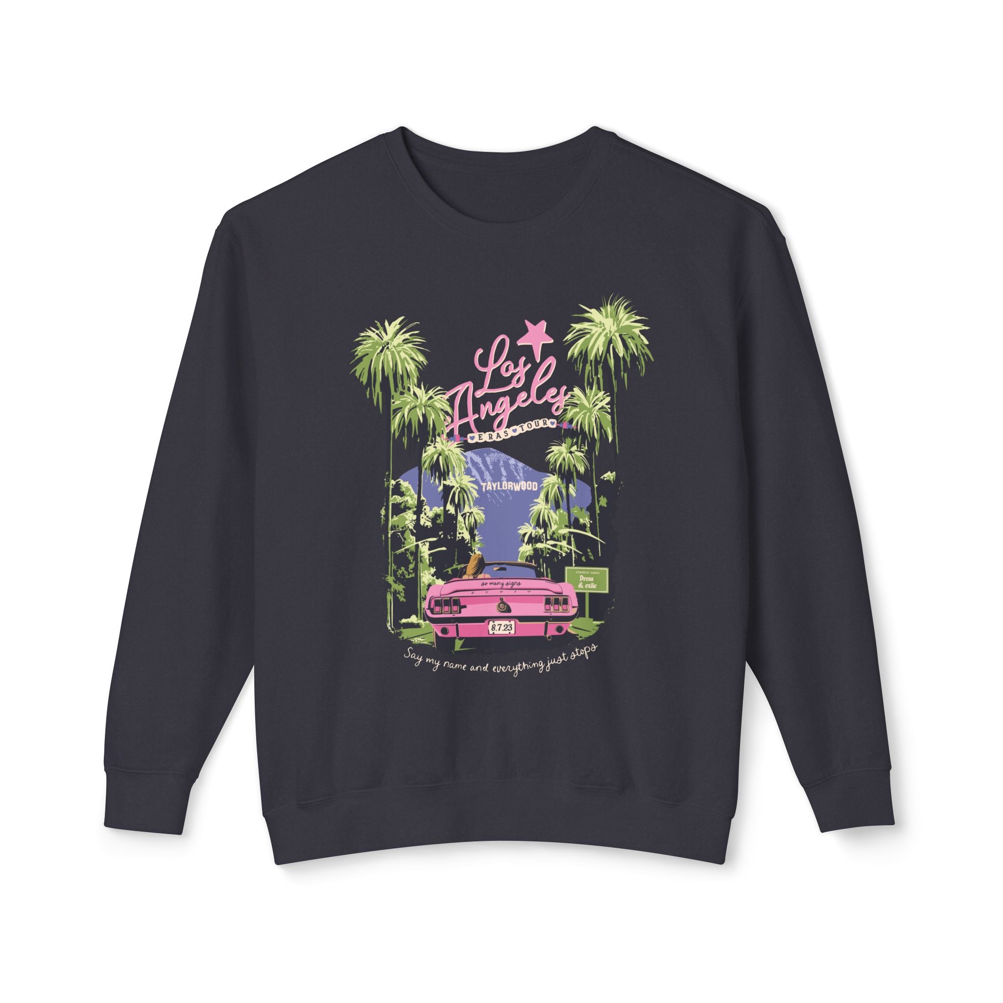 Los Angeles Eras Night Four Taylorwood Lightweight Crewneck