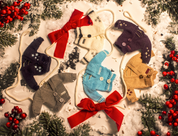 Knit Cardigan Ornaments