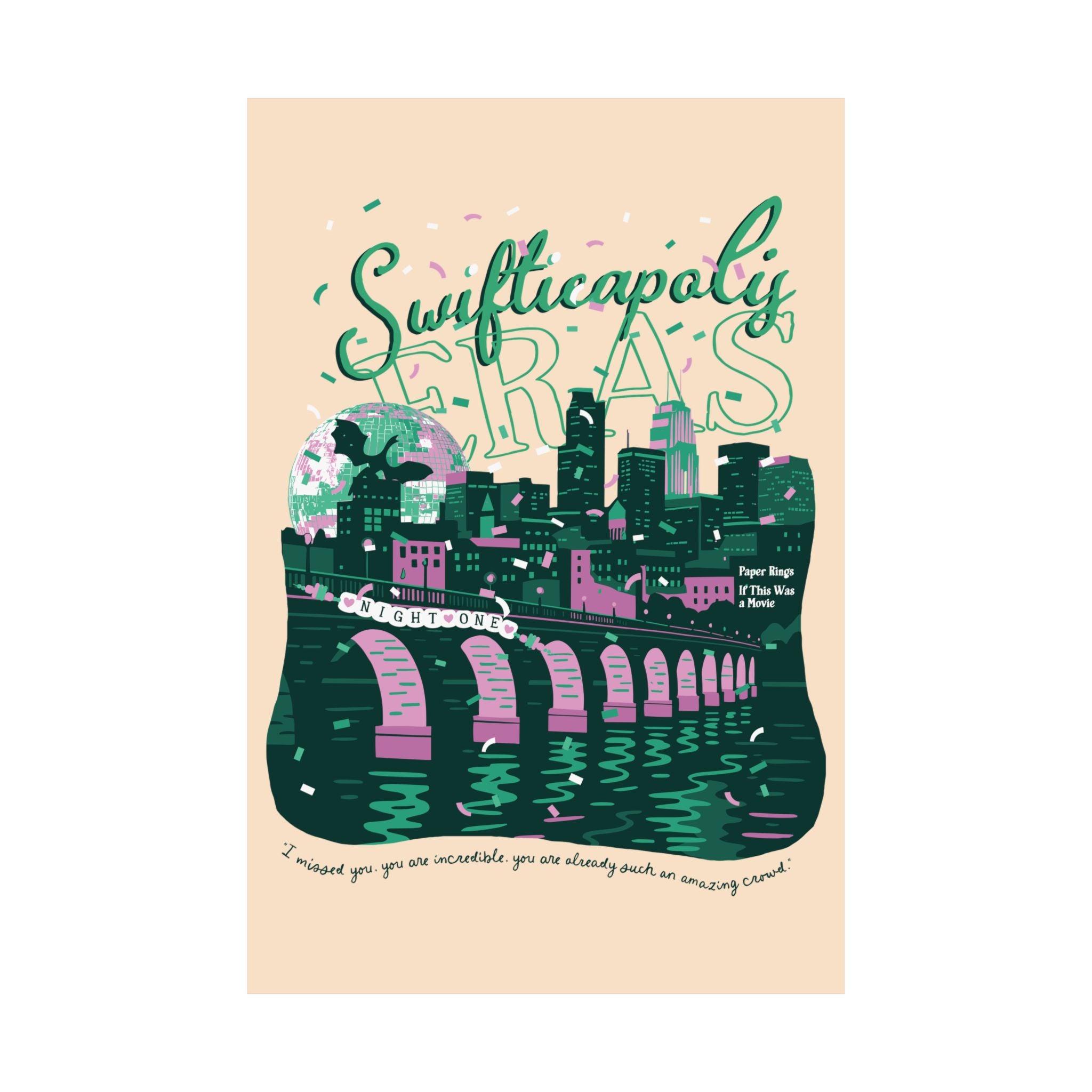 Ivory Minneapolis Eras Night One Poster