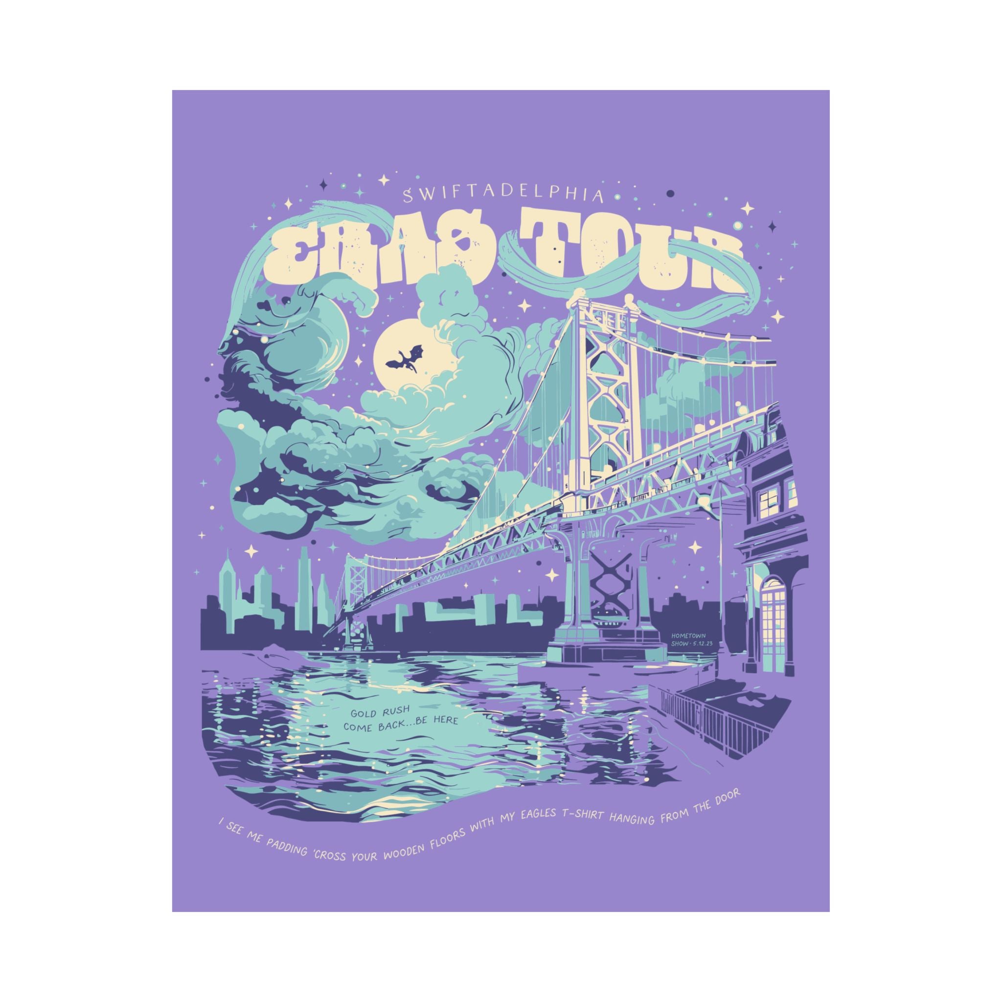 Violet Night One Swiftadelphia Poster