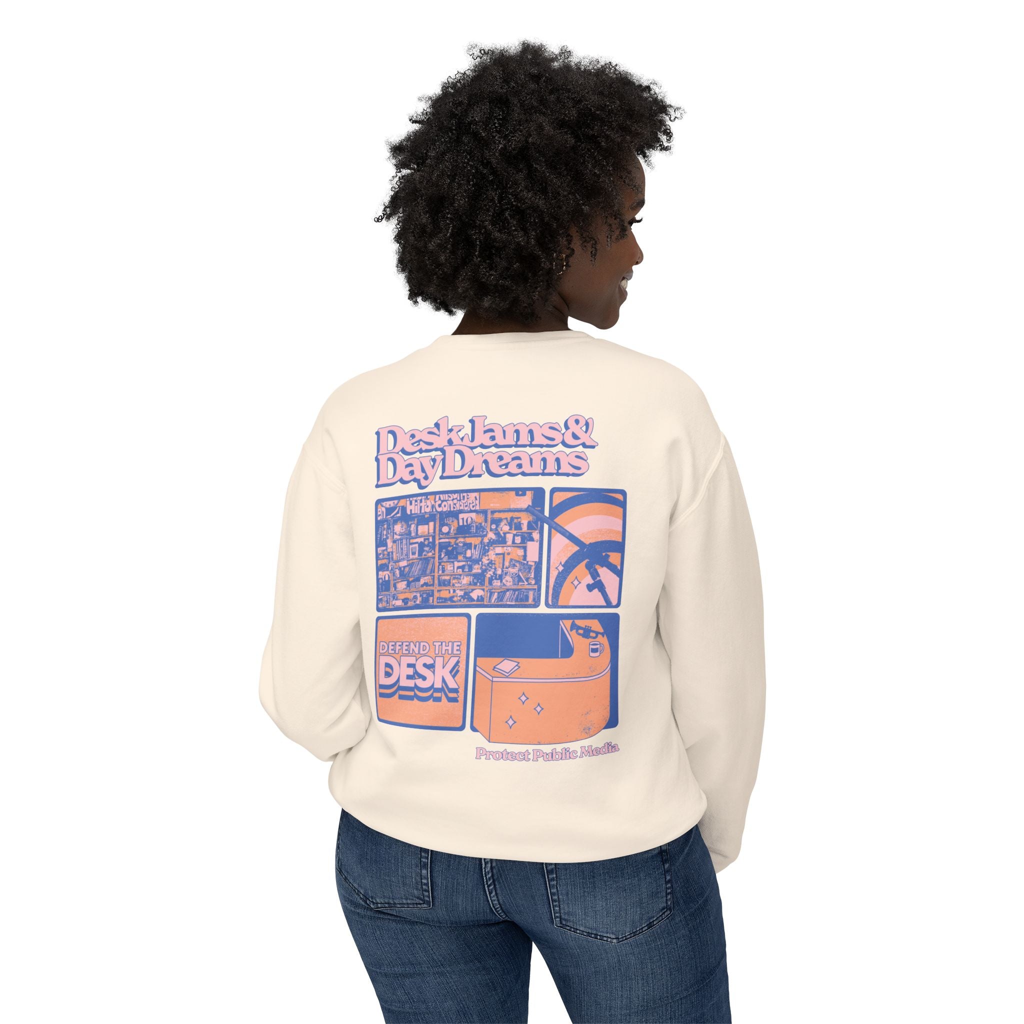 Defend the Desk Lightweight Crewneck