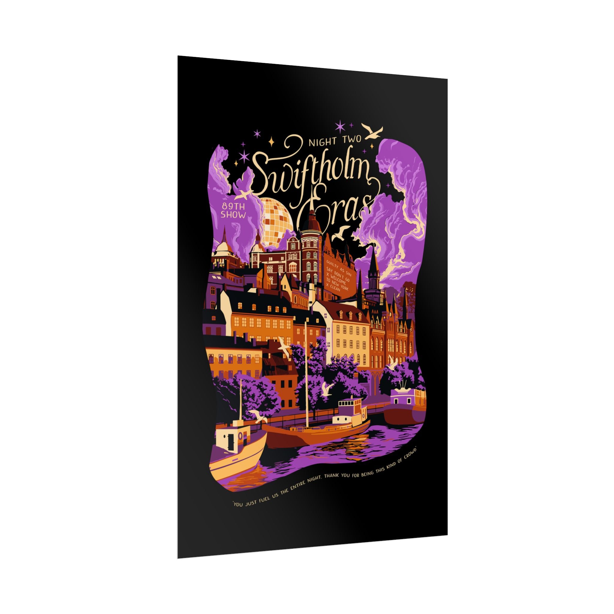 Black Night Two Swiftholm Eras Poster