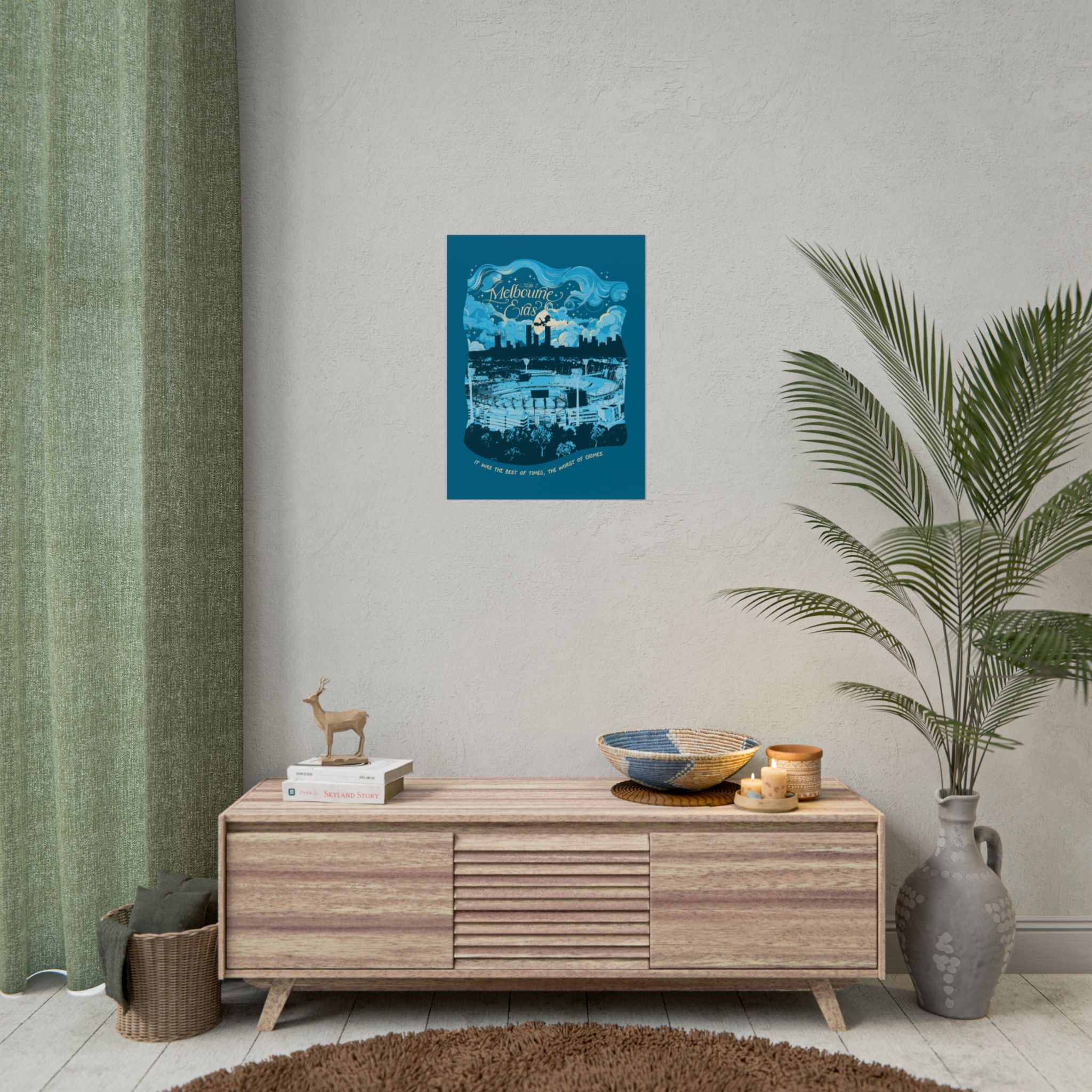 Blue Night Two Melbourne Eras Tour Poster
